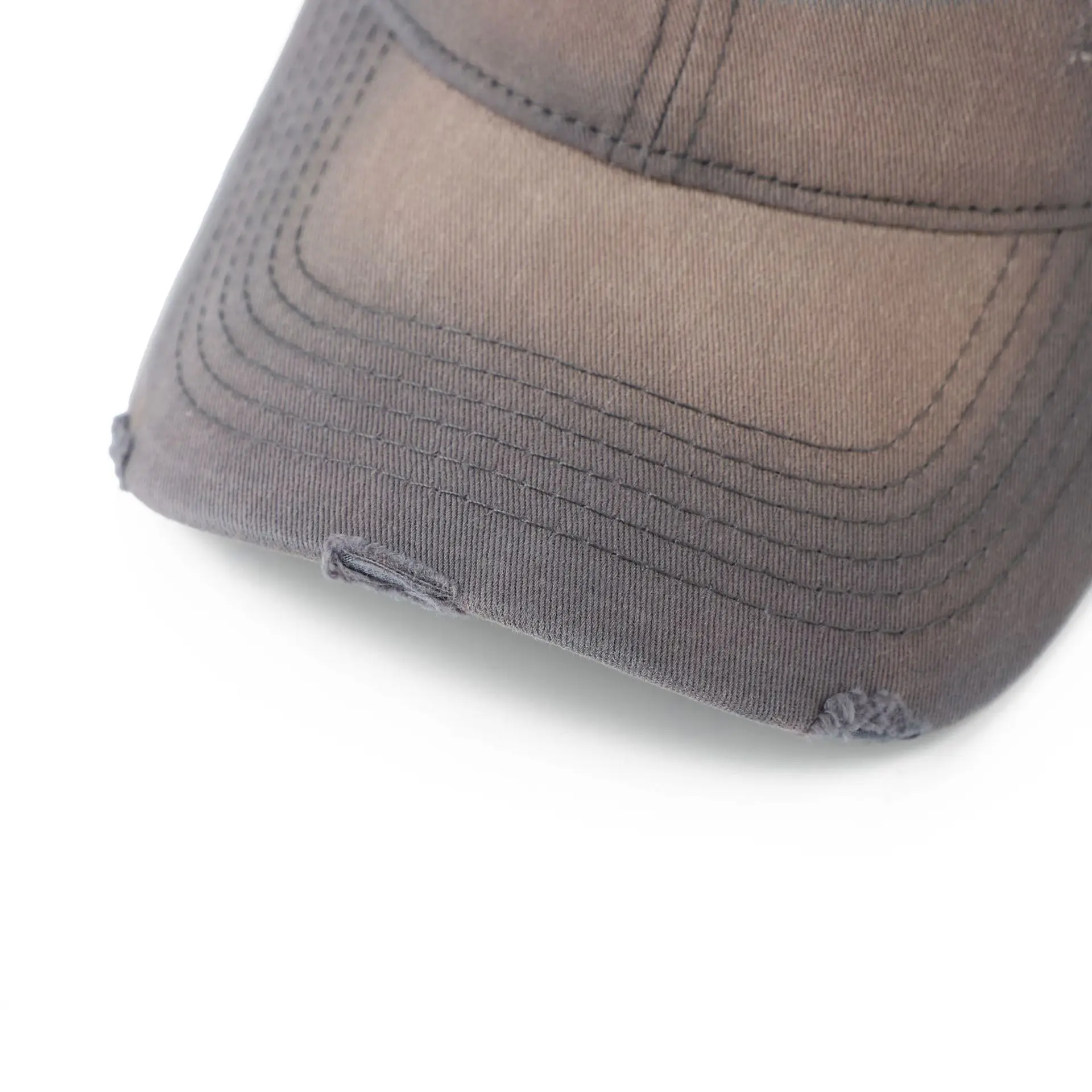 Women's Tan Wash & Rip Baseball Cap with Logo — feature 20