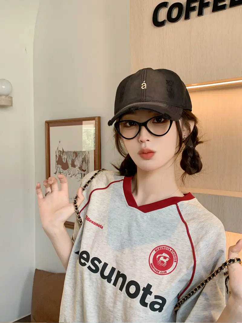 Women's Tan Wash & Rip Baseball Cap with Logo — feature 3