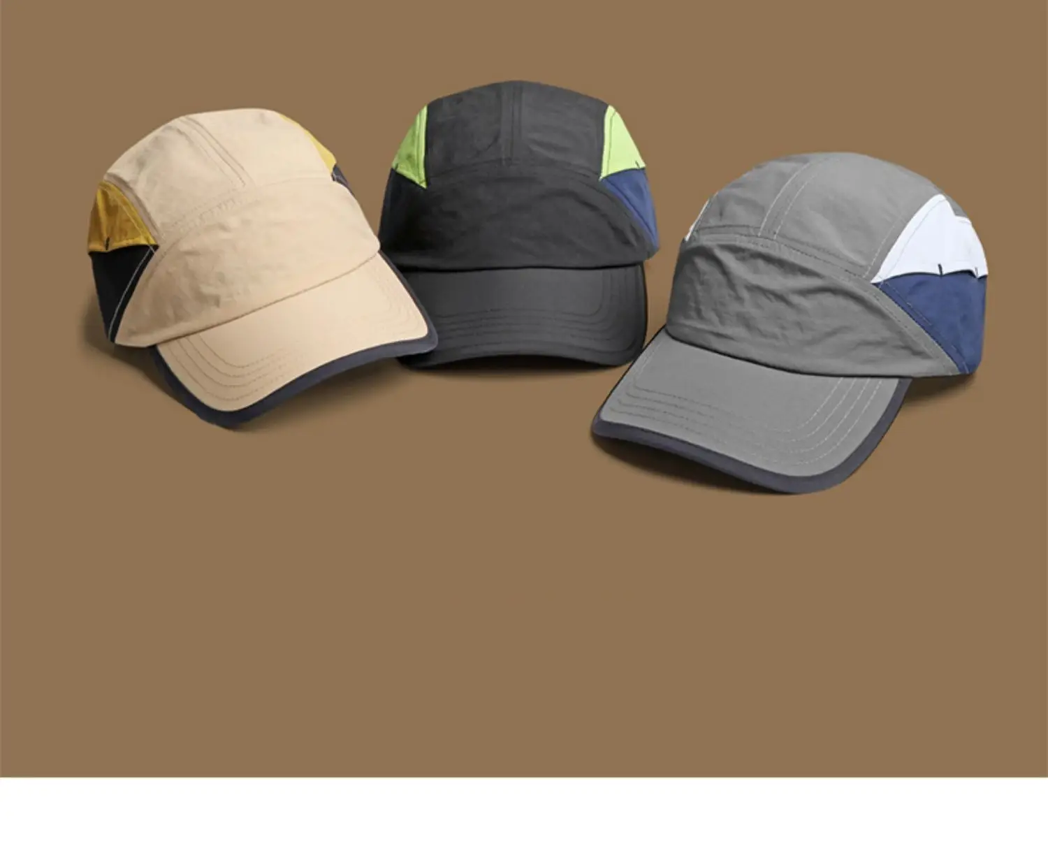 Adjustable Baseball Cap with Color Block Design — feature 4