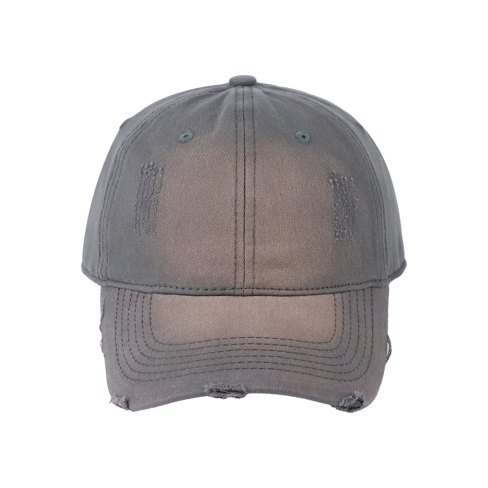 Yellow Vintage Distressed Baseball Cap Unisex Sunshade — feature 10