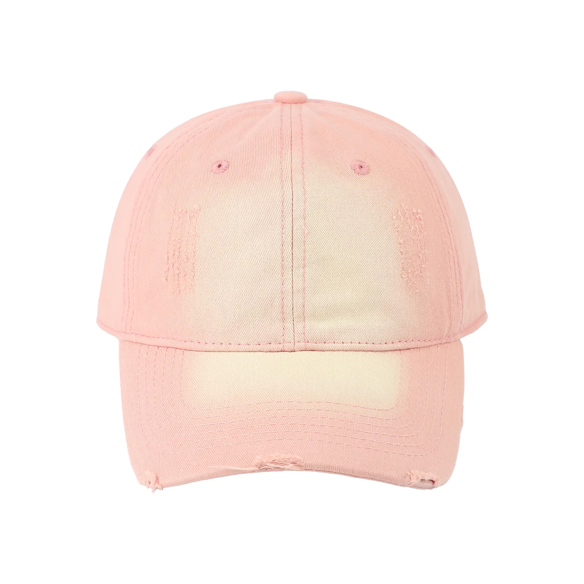 Yellow Vintage Distressed Baseball Cap Unisex Sunshade — feature 14