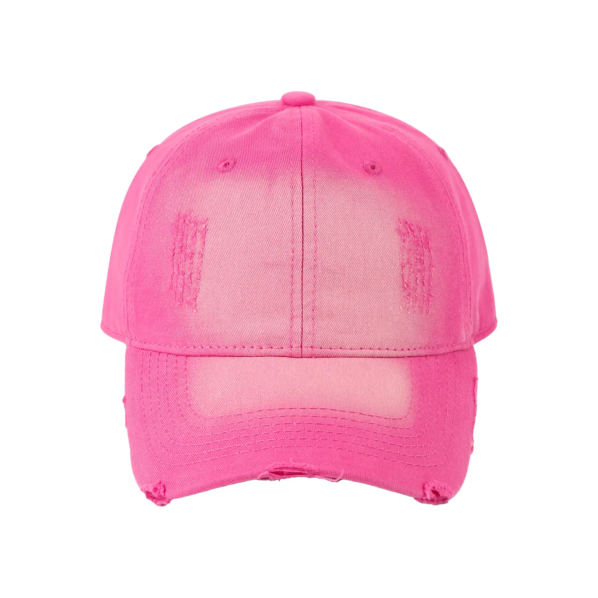 Yellow Vintage Distressed Baseball Cap Unisex Sunshade — feature 5