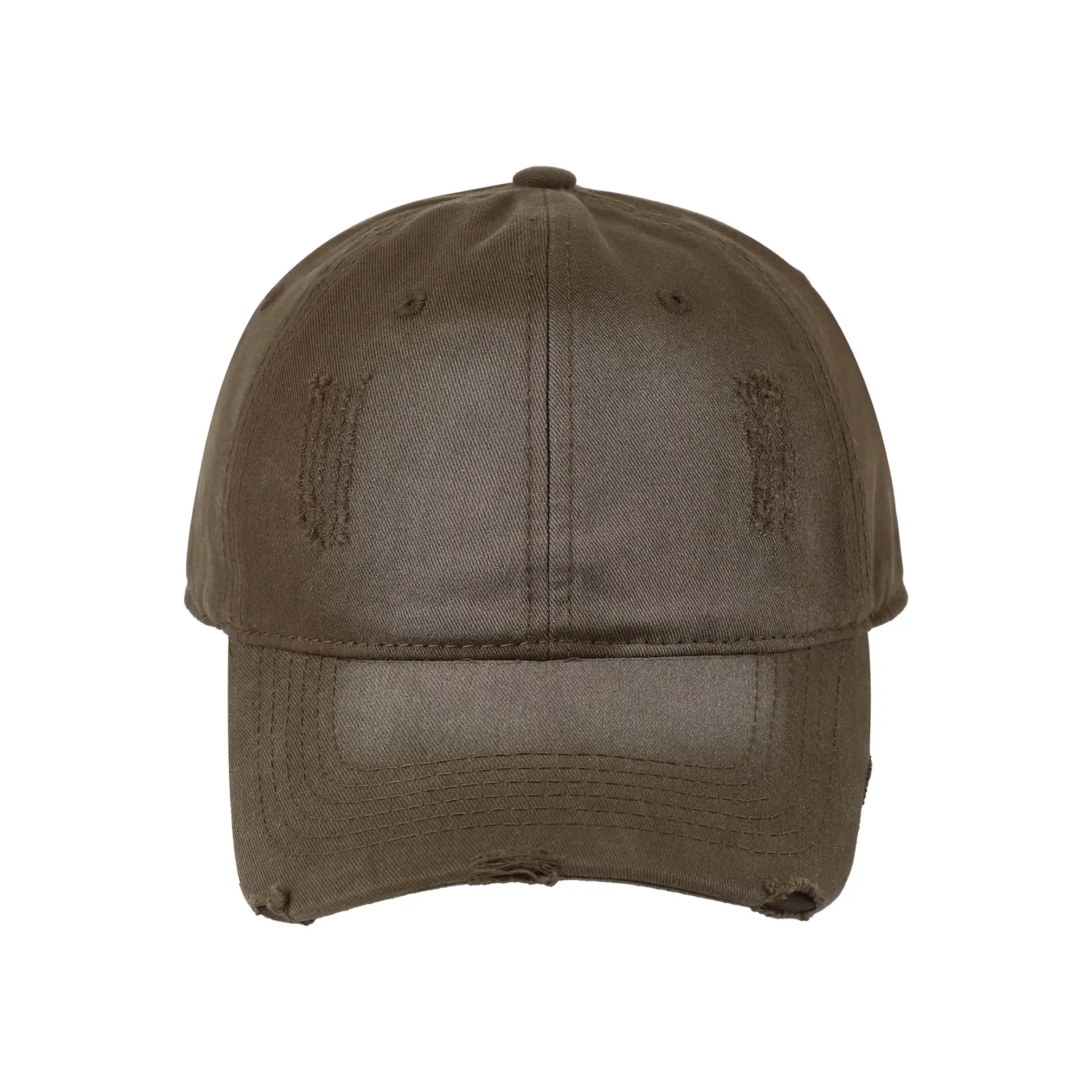Yellow Vintage Distressed Baseball Cap Unisex Sunshade — feature 7