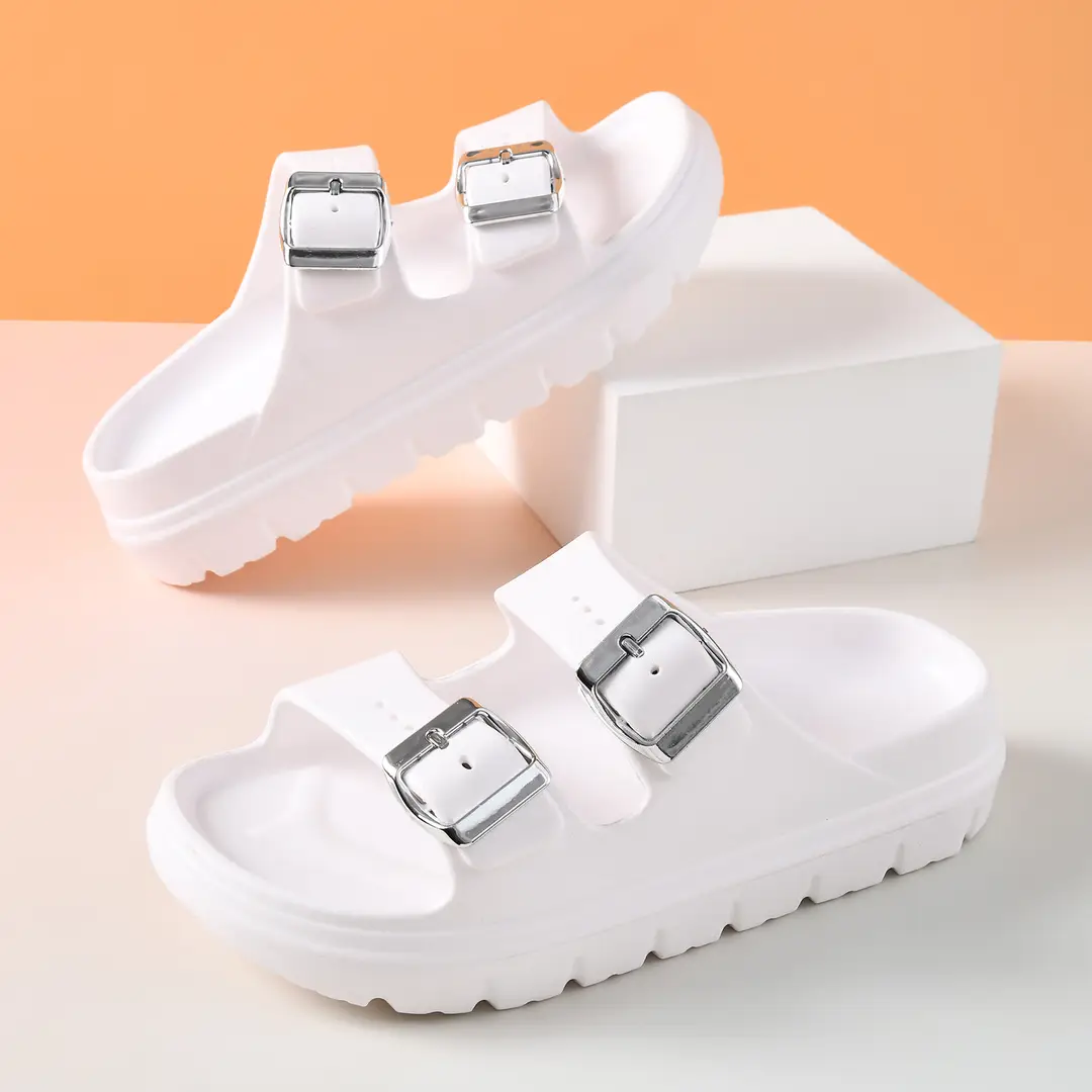 Summer Women's New Thick-Soled Slippers with Increased Height, Non-Slip, Comfortable Feel, Versatile for Outdoor Wear, Casual Beach Slippers Wholesale - Image 2