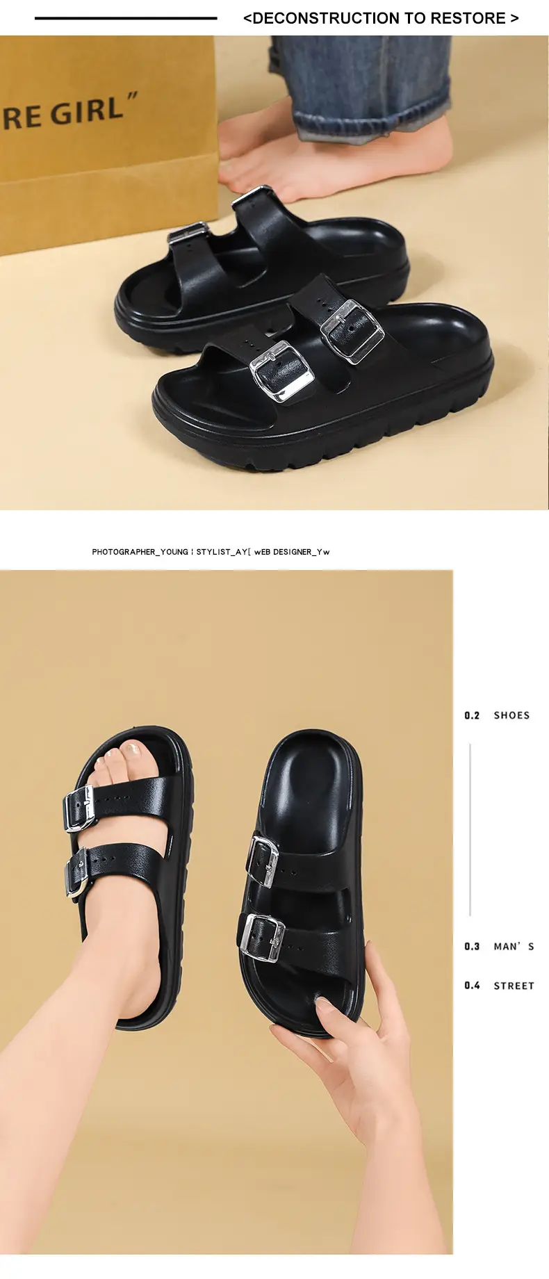 Summer Women's New Thick-Soled Slippers with Increased Height, Non-Slip, Comfortable Feel, Versatile for Outdoor Wear, Casual Beach Slippers Wholesale — feature 13