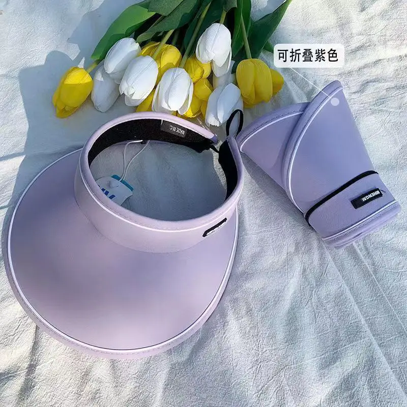 Summer Sun Hat with Fan to Cover Face, Uv Sun Protection Hat, Large Brim Empty Top Hat, Sun Hat for Women, Fashionable Charging Hat