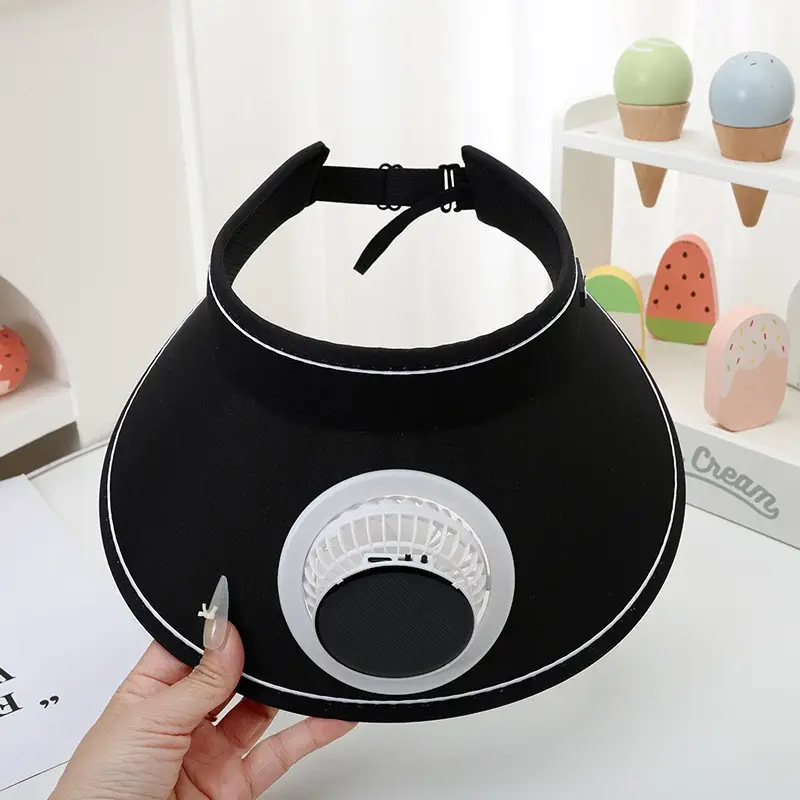 Summer Sun Hat with Fan to Cover Face, Uv Sun Protection Hat, Large Brim Empty Top Hat, Sun Hat for Women, Fashionable Charging Hat