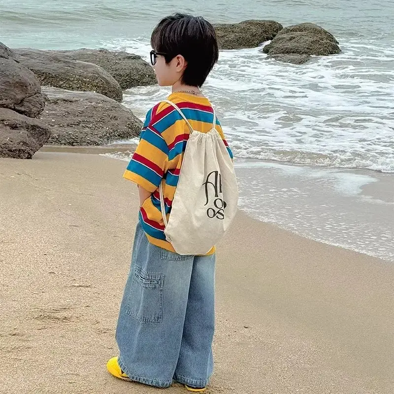 Boys Striped T-Shirt Summer Wear 2025 - Image 5