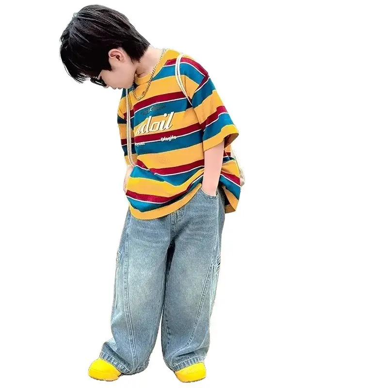 Boys Striped T-Shirt Summer Wear 2025 - Image 7
