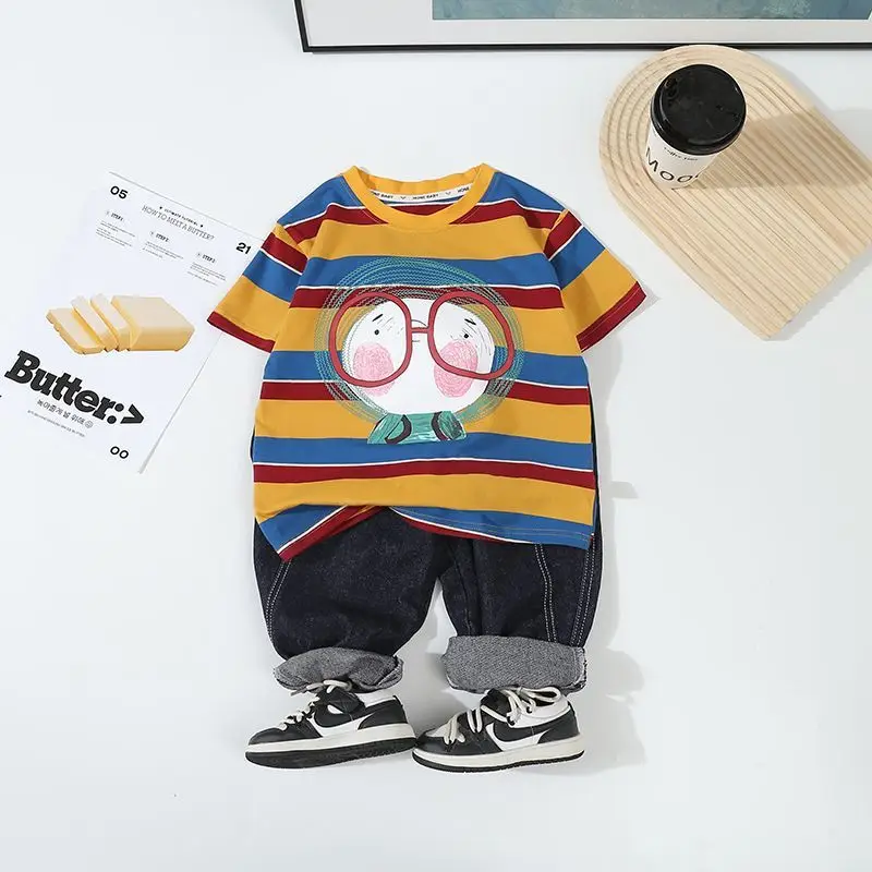 Boys Striped T-Shirt Summer Wear 2025 — feature 12