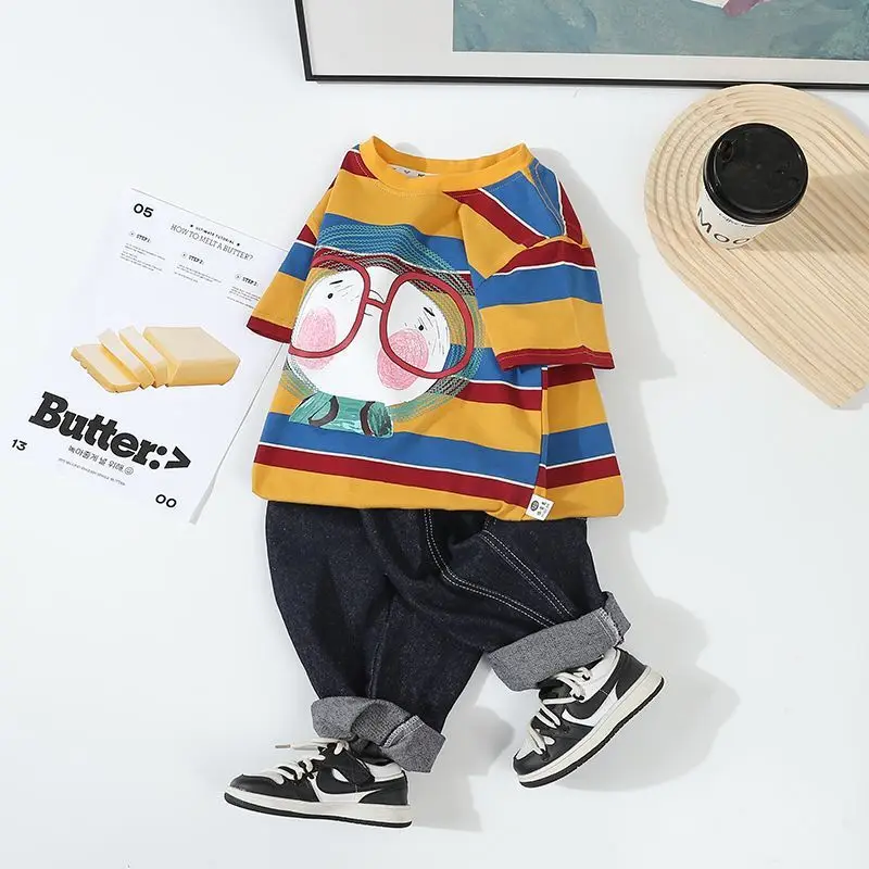 Boys Striped T-Shirt Summer Wear 2025 — feature 13