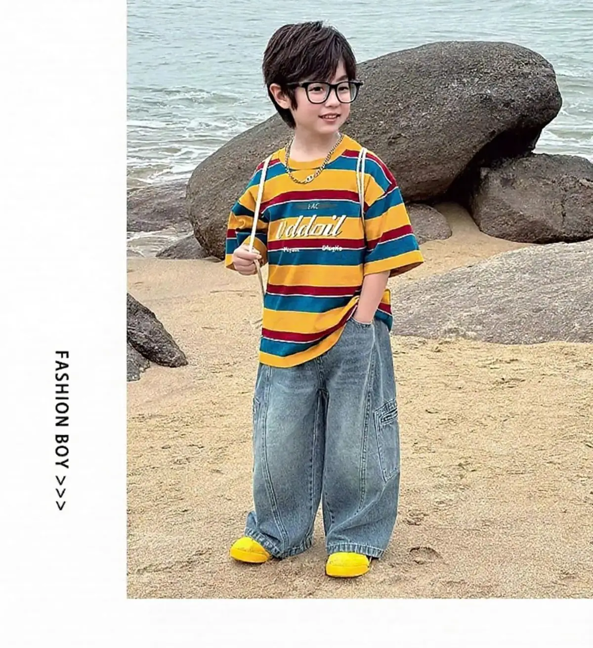 Boys Striped T-Shirt Summer Wear 2025 — feature 7