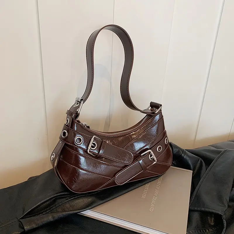 Vintage Red Motorcycle Bag for Girls 2025 - Image 5