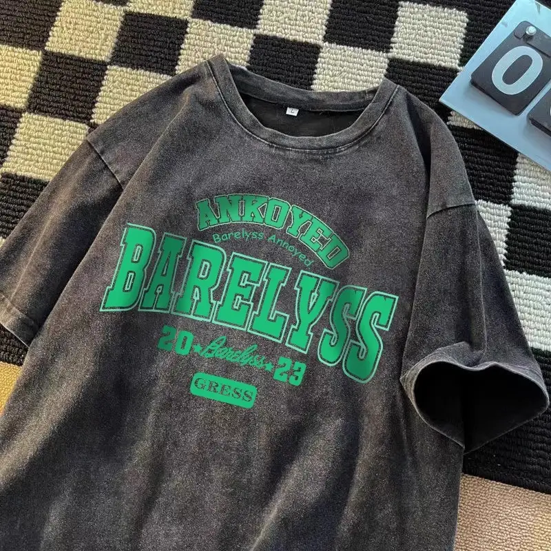 Cross-Border Boys T-Shirt Green Graphic Medium Large — feature 8