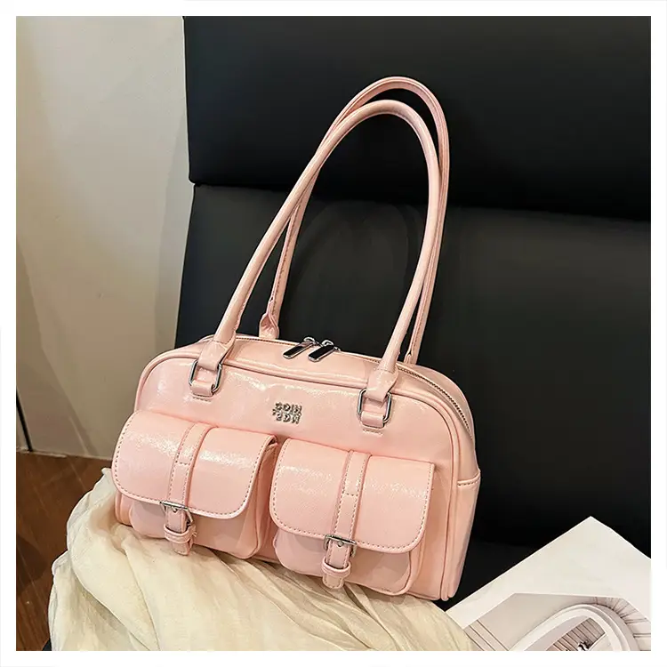 Yellow Leather Shoulder Bag for Women 2025 Summer — feature 30