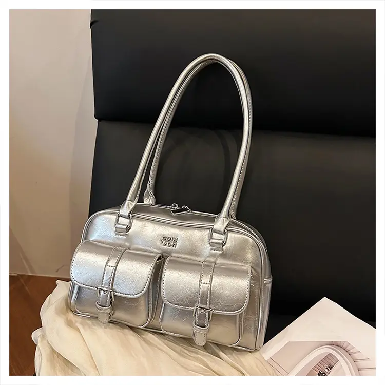 Yellow Leather Shoulder Bag for Women 2025 Summer — feature 45