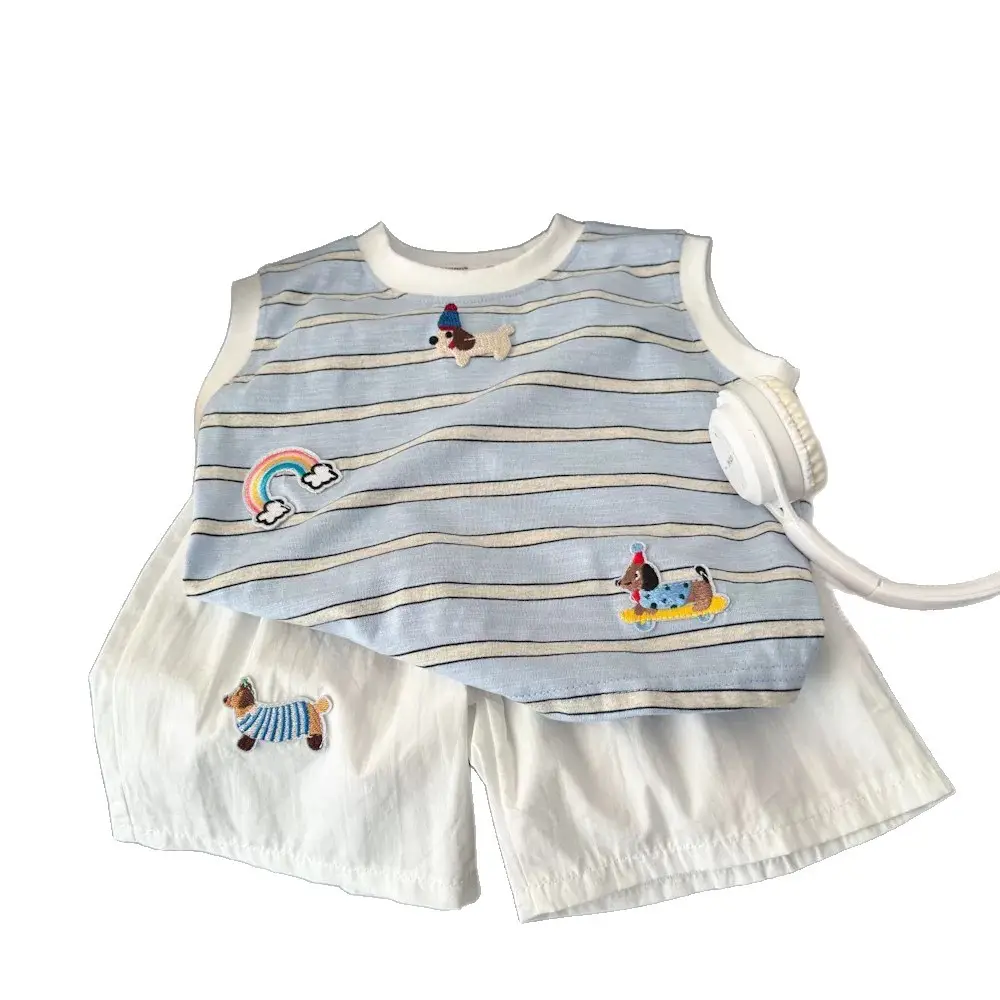 Boys Sleeveless Vest & Shorts Set Summer 2025 - Image 7