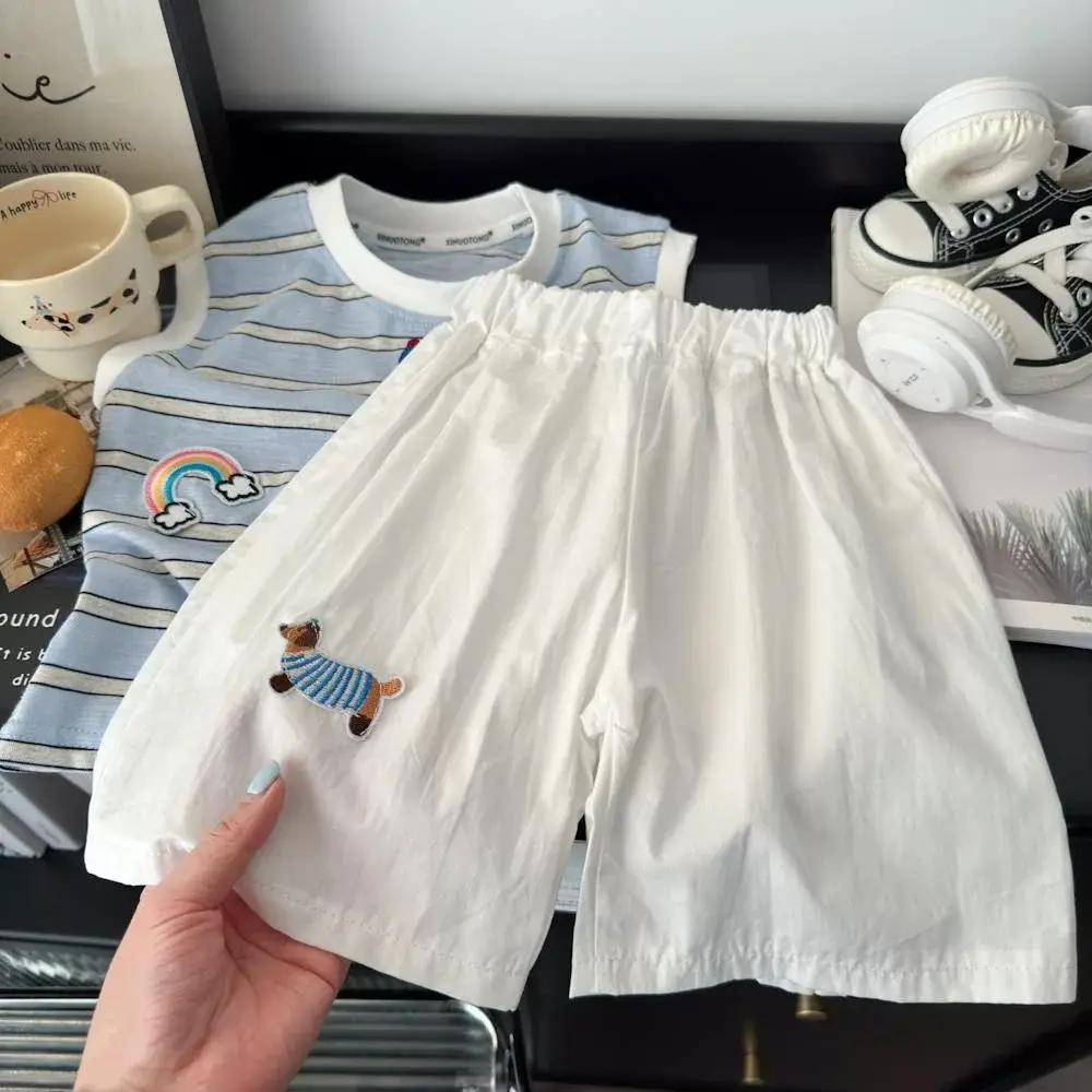 Boys Sleeveless Vest & Shorts Set Summer 2025 - Image 2