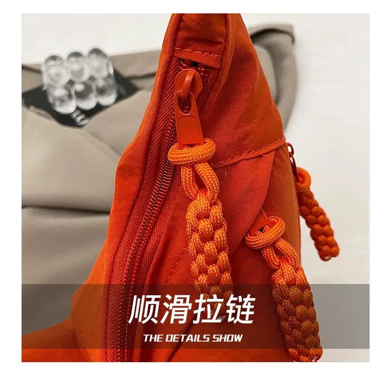 Orange Nylon Shoulder Bag for Women 2025 — feature 5