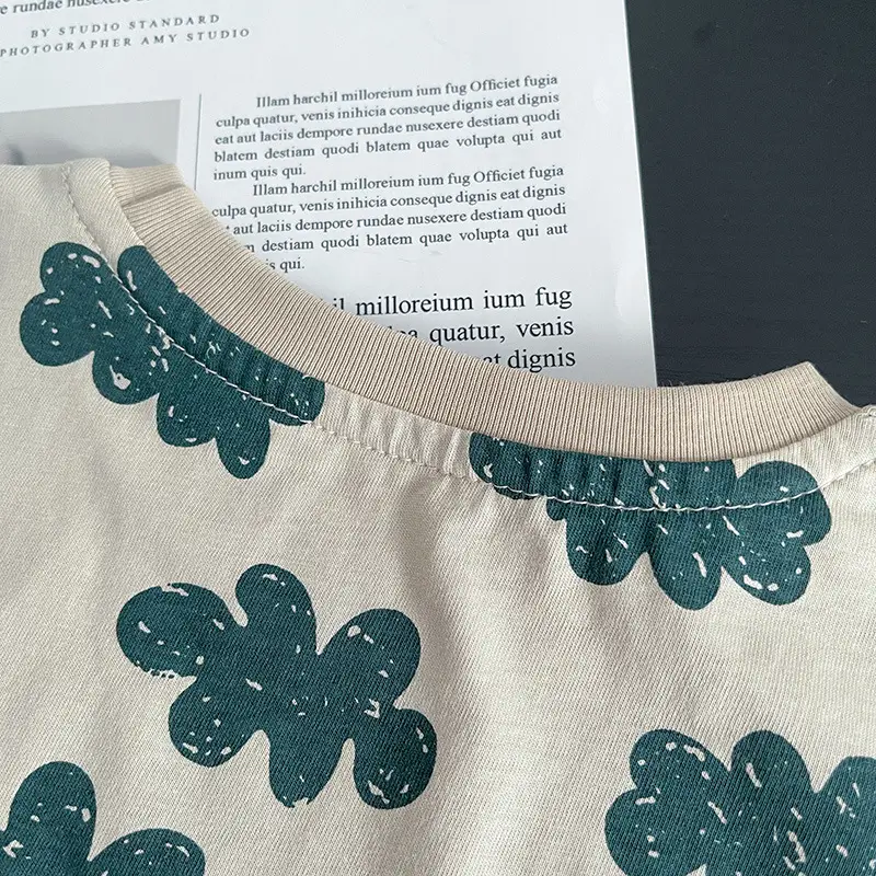 Boys Printed T-Shirt Shorts Two-Piece Set Summer — feature 10