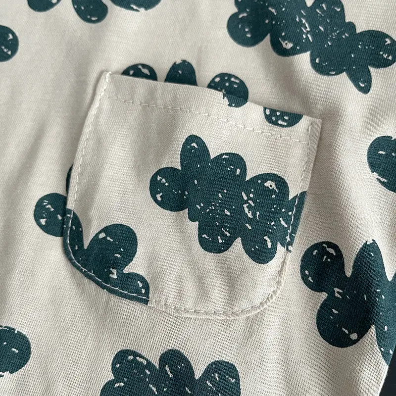 Boys Printed T-Shirt Shorts Two-Piece Set Summer — feature 8
