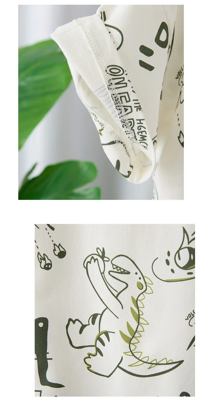 Kids Dino Print Polo Shirt Summer Boys 2025 โ feature 11