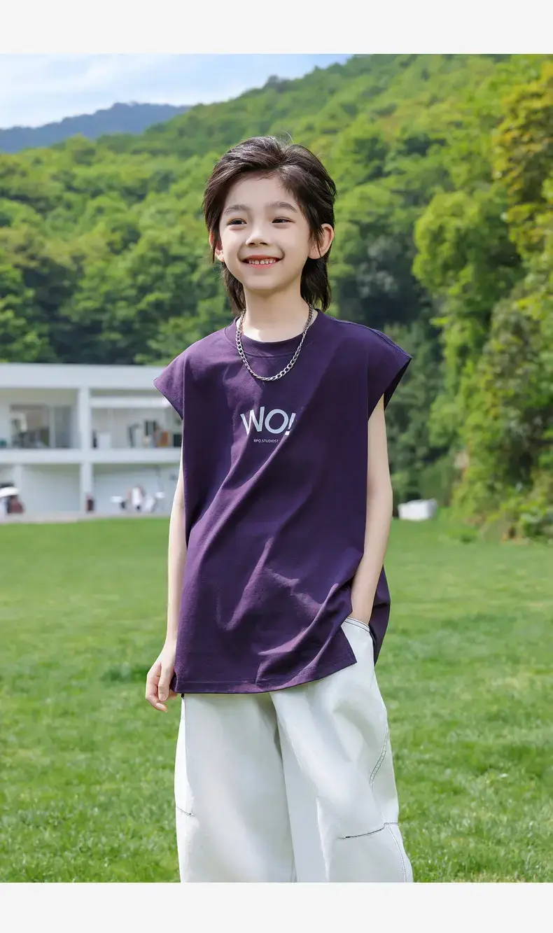 Panda Yuanyuan 2025 Cotton Vests for Boys Summer — feature 24