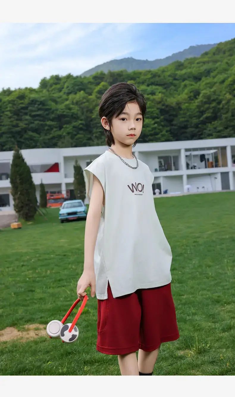 Panda Yuanyuan 2025 Cotton Vests for Boys Summer — feature 31