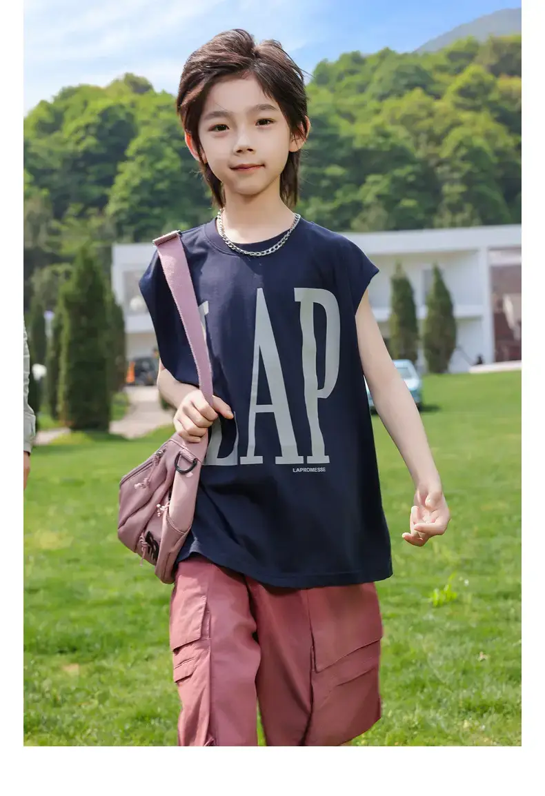 Panda Yuanyuan 2025 Cotton Vests for Boys Summer — feature 36