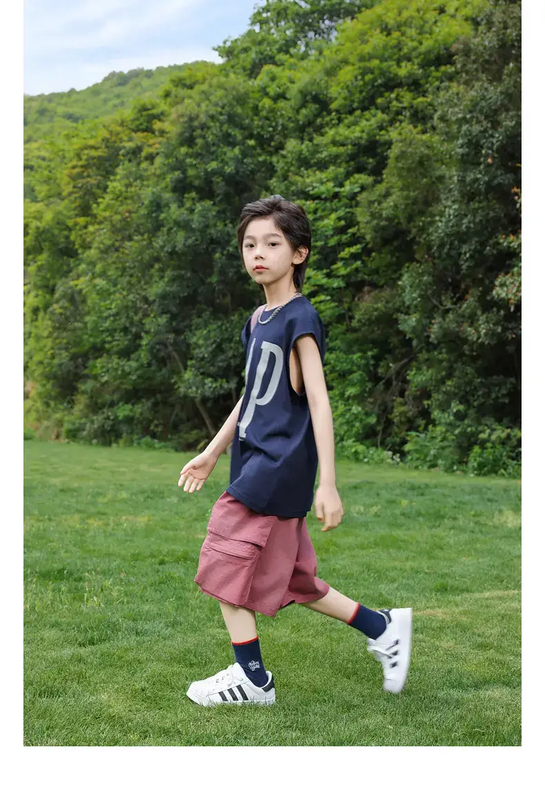 Panda Yuanyuan 2025 Cotton Vests for Boys Summer — feature 37