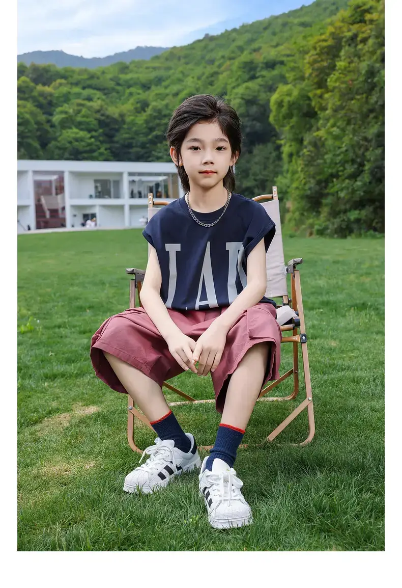 Panda Yuanyuan 2025 Cotton Vests for Boys Summer — feature 38