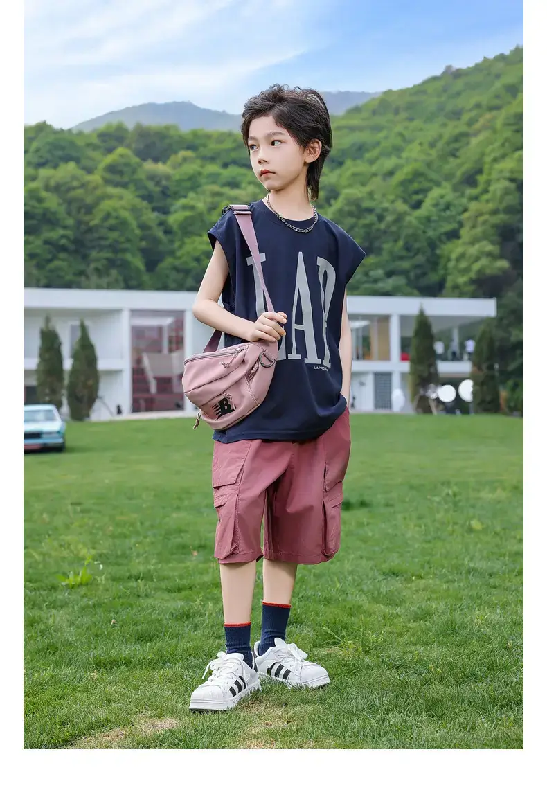 Panda Yuanyuan 2025 Cotton Vests for Boys Summer — feature 39