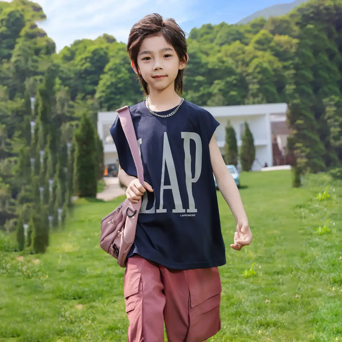 Panda Yuanyuan 2025 Cotton Vests for Boys Summer - Image 3