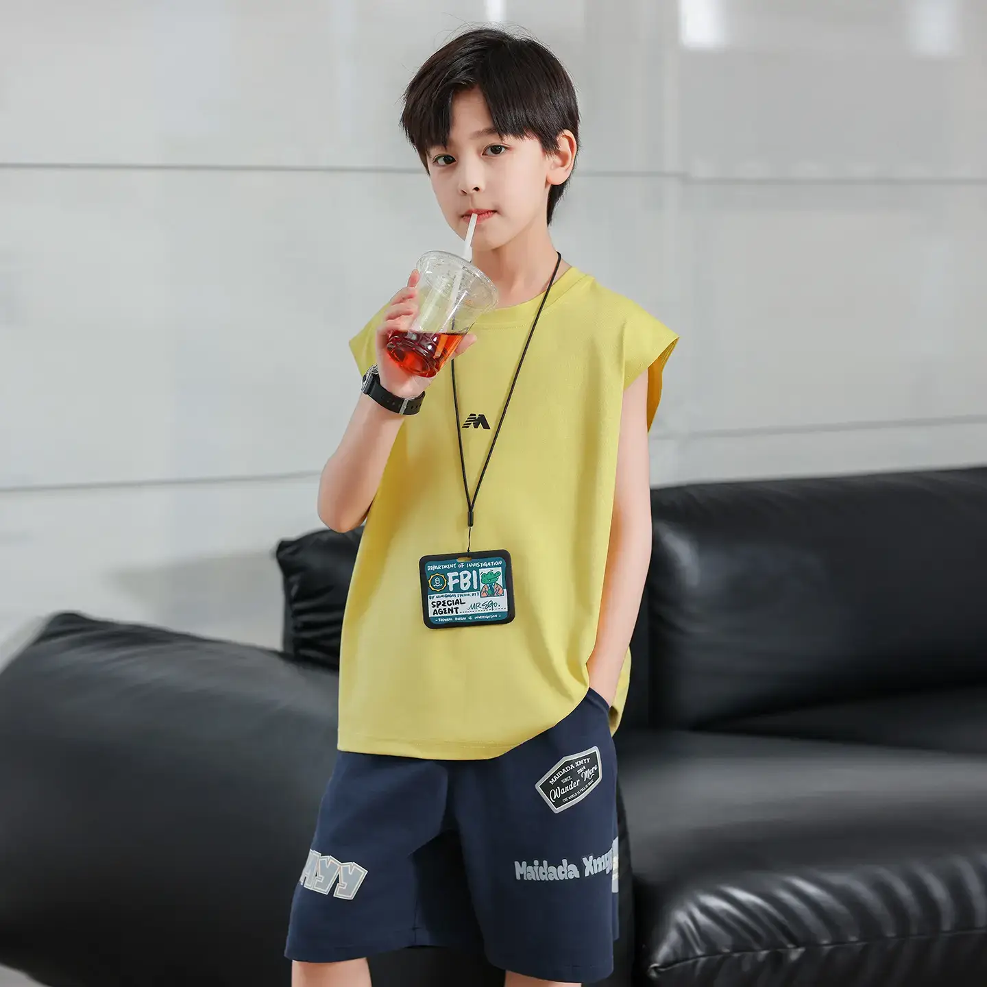Panda Yuanyuan 2025 Cotton Vests for Boys Summer - Image 4