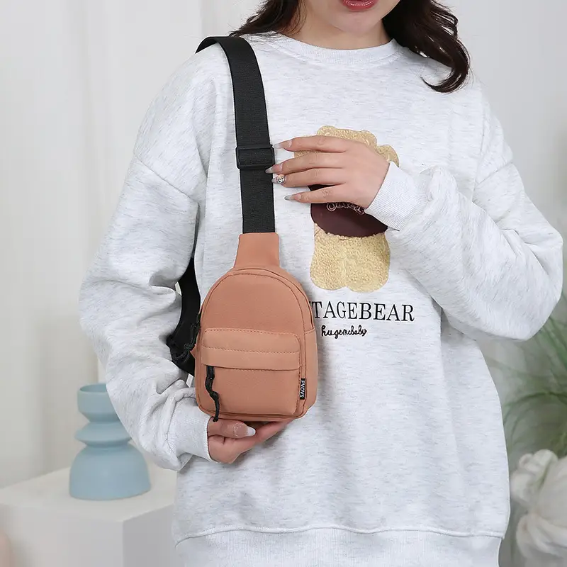 Women's Trendy Mobile Phone Chest Bag Lightweight Nylon - Image 6