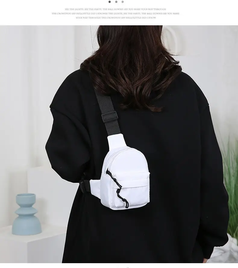 Women's Trendy Mobile Phone Chest Bag Lightweight Nylon — feature 19