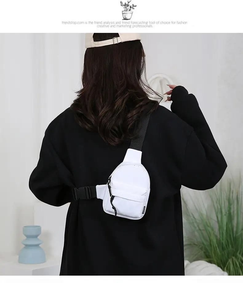 Women's Trendy Mobile Phone Chest Bag Lightweight Nylon — feature 22