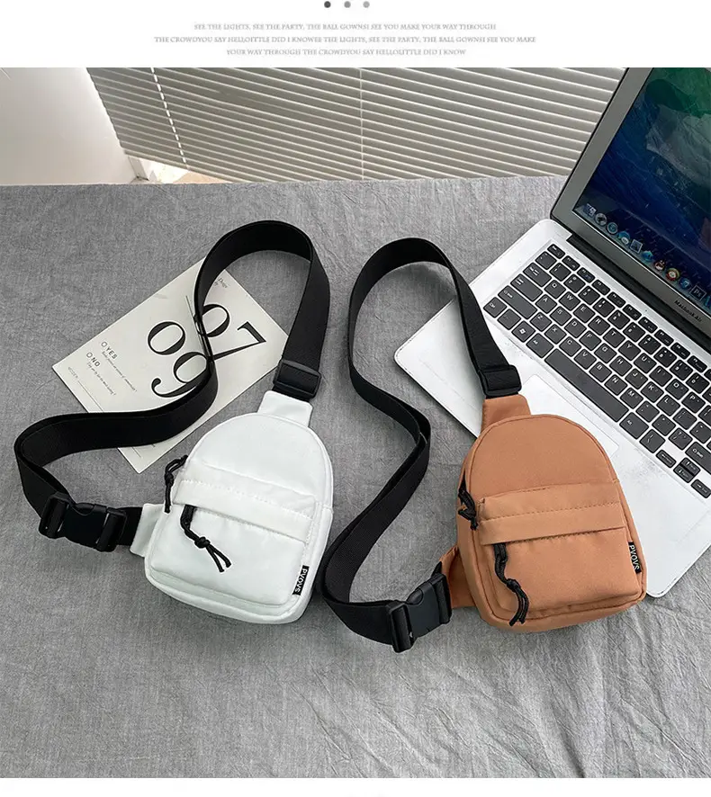 Women's Trendy Mobile Phone Chest Bag Lightweight Nylon — feature 24