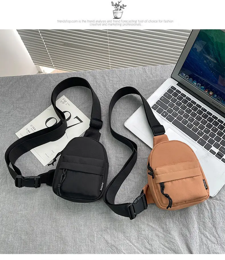 Women's Trendy Mobile Phone Chest Bag Lightweight Nylon — feature 25