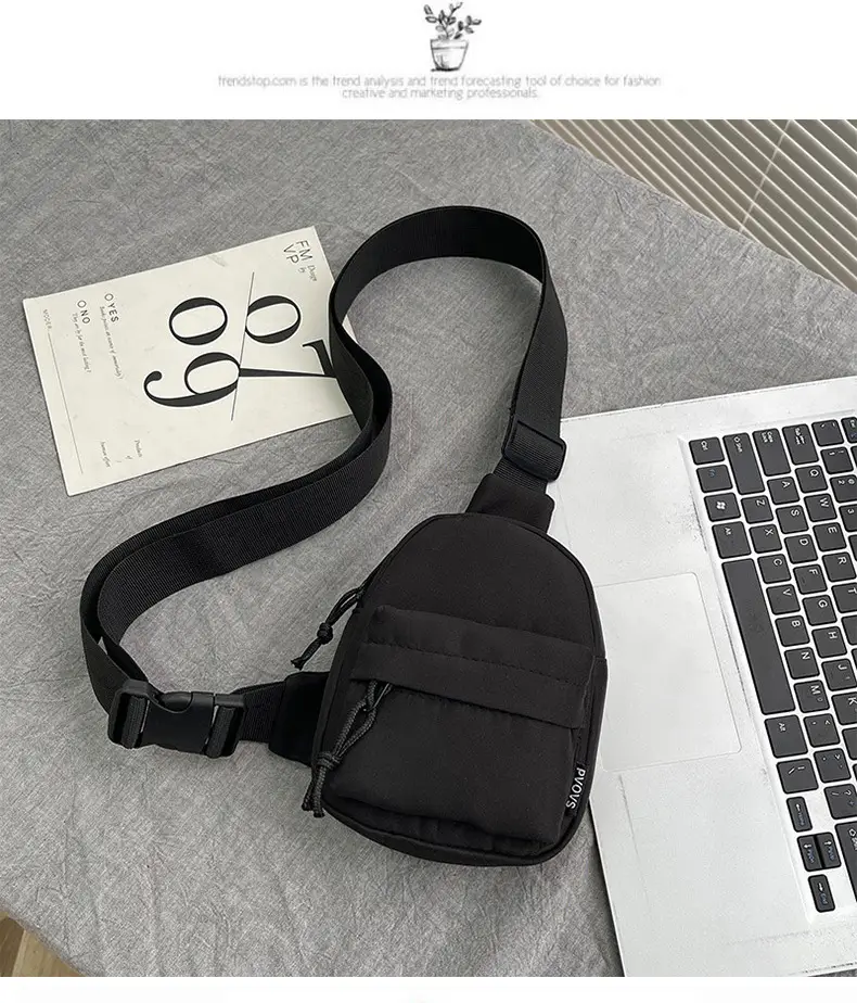 Women's Trendy Mobile Phone Chest Bag Lightweight Nylon — feature 27