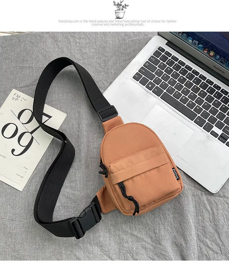 Women's Trendy Mobile Phone Chest Bag Lightweight Nylon — feature 30