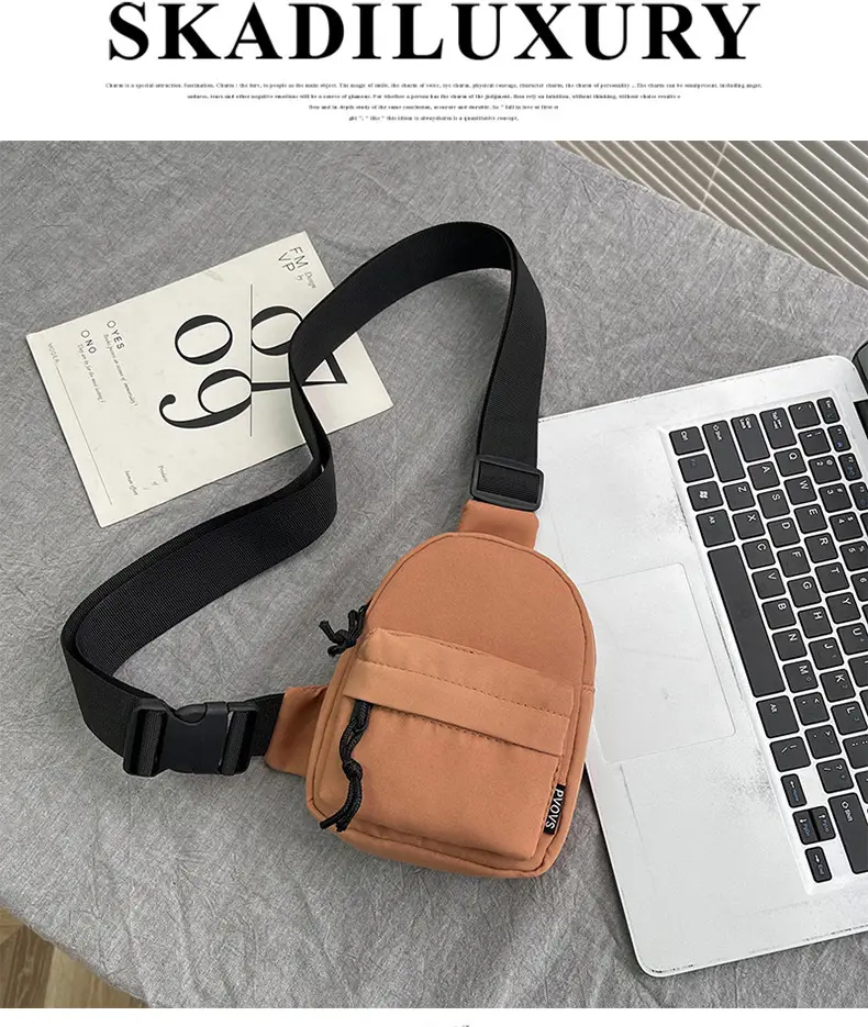 Women's Trendy Mobile Phone Chest Bag Lightweight Nylon — feature 31