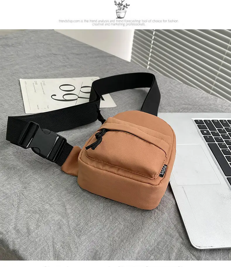 Women's Trendy Mobile Phone Chest Bag Lightweight Nylon — feature 34