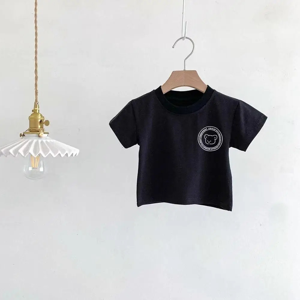 Pure Cotton Kids T-Shirt Grey Printed Half Sleeve