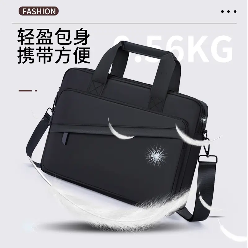 Business Laptop Bag Black 2025 Large Capacity Shoulder Crossbody - Image 5