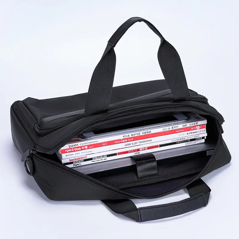 Business Laptop Bag Black 2025 Large Capacity Shoulder Crossbody - Image 6