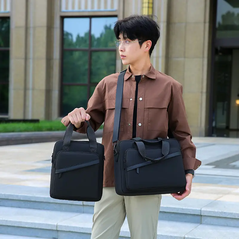 Business Laptop Bag Black 2025 Large Capacity Shoulder Crossbody - Image 7