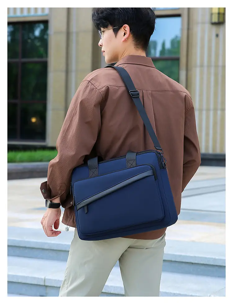 Business Laptop Bag Black 2025 Large Capacity Shoulder Crossbody — feature 14