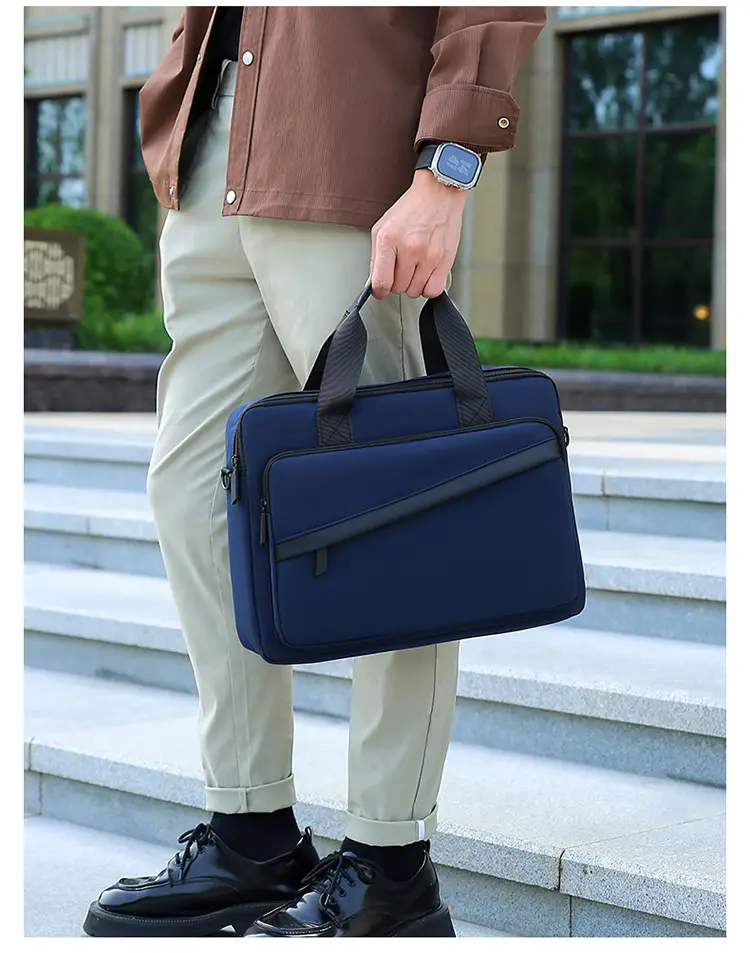 Business Laptop Bag Black 2025 Large Capacity Shoulder Crossbody — feature 15