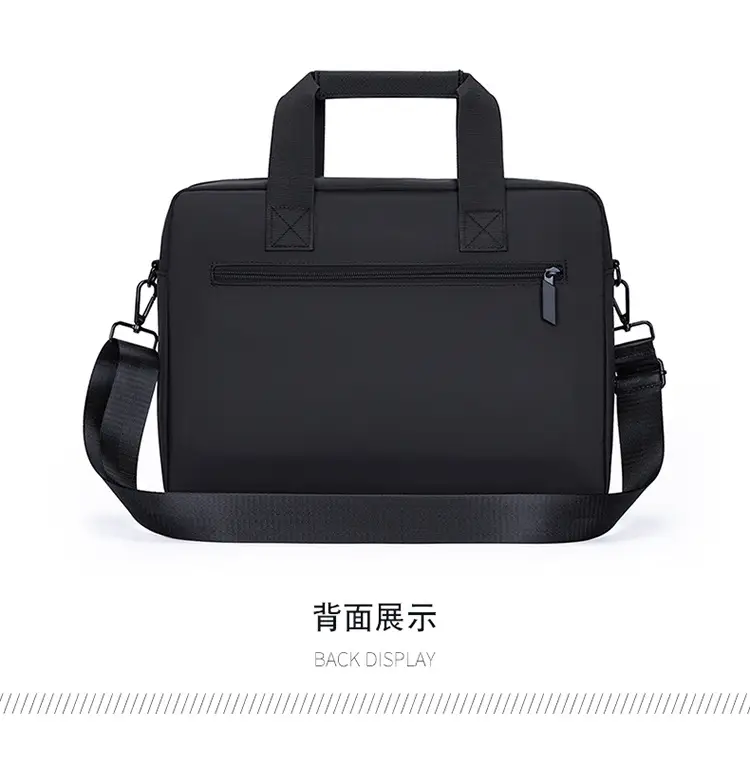 Business Laptop Bag Black 2025 Large Capacity Shoulder Crossbody — feature 25